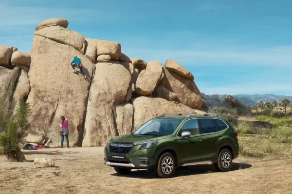 green subaru forester
