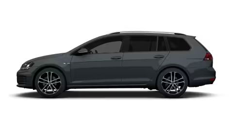 Grey Volkswagen Golf Estate Side View