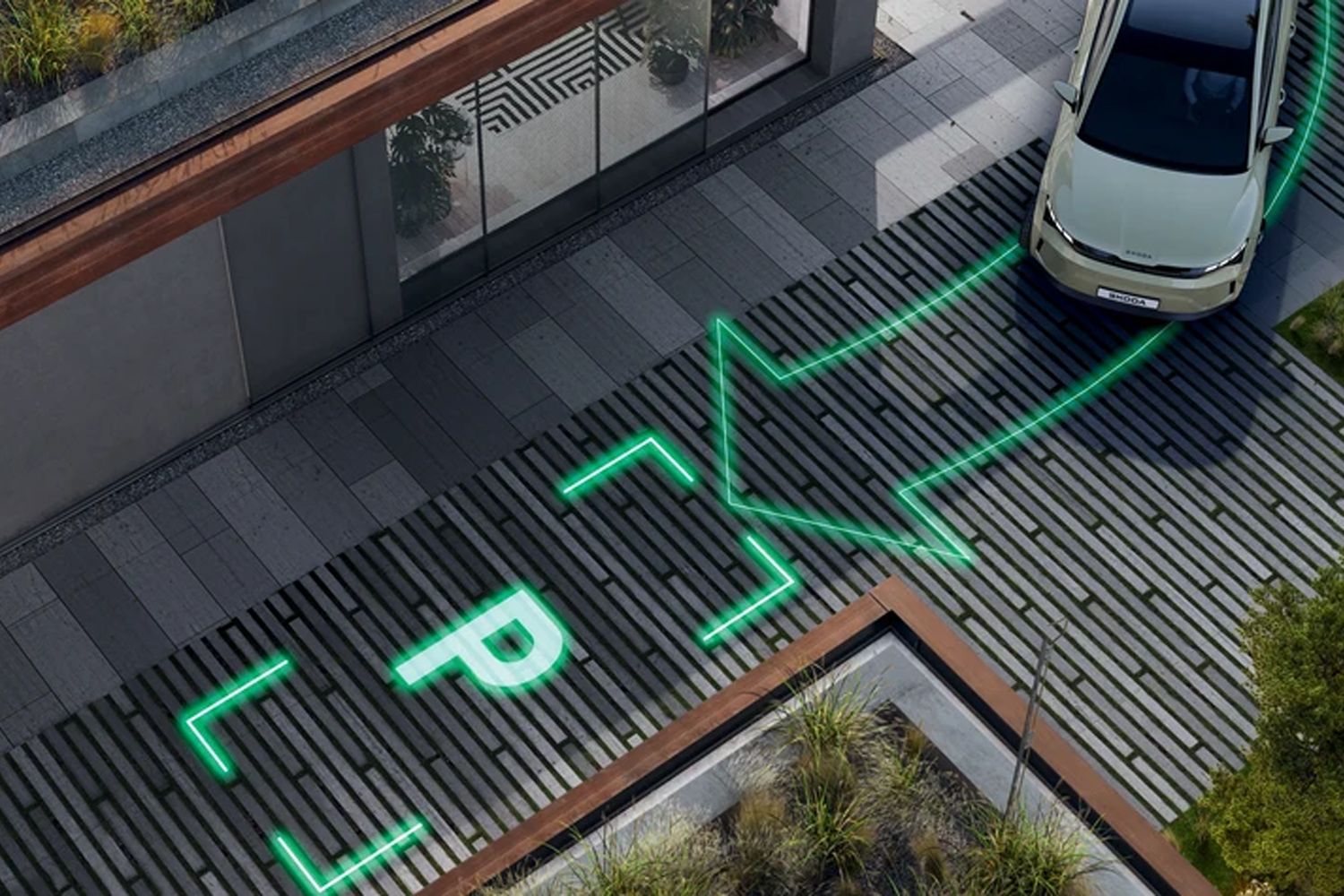 parking aids on the new skoda enyaq coupe