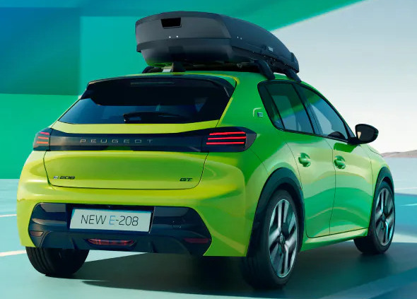 rear of a peugeot 208