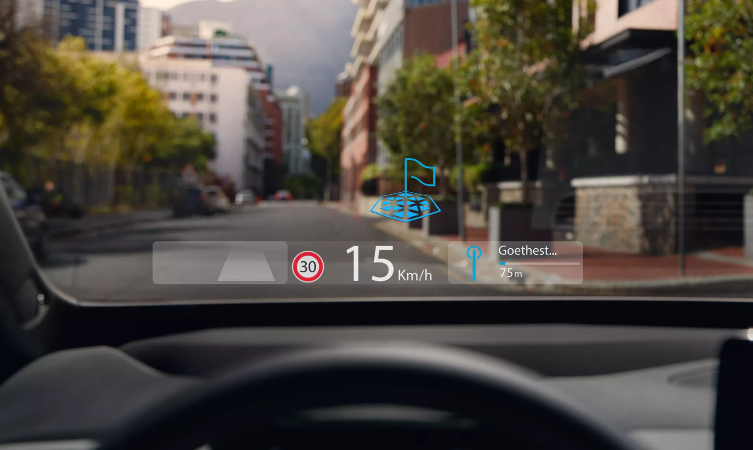 Volkswagen Augmented Reality Head up Display