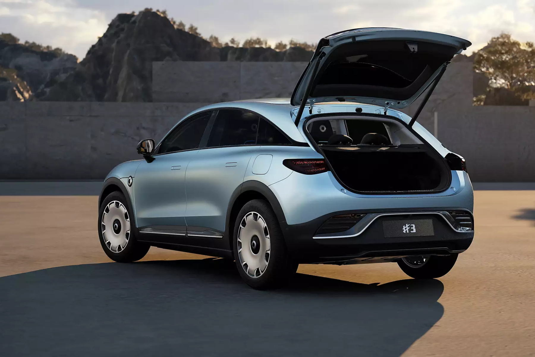 SMART #3 Rear Side View