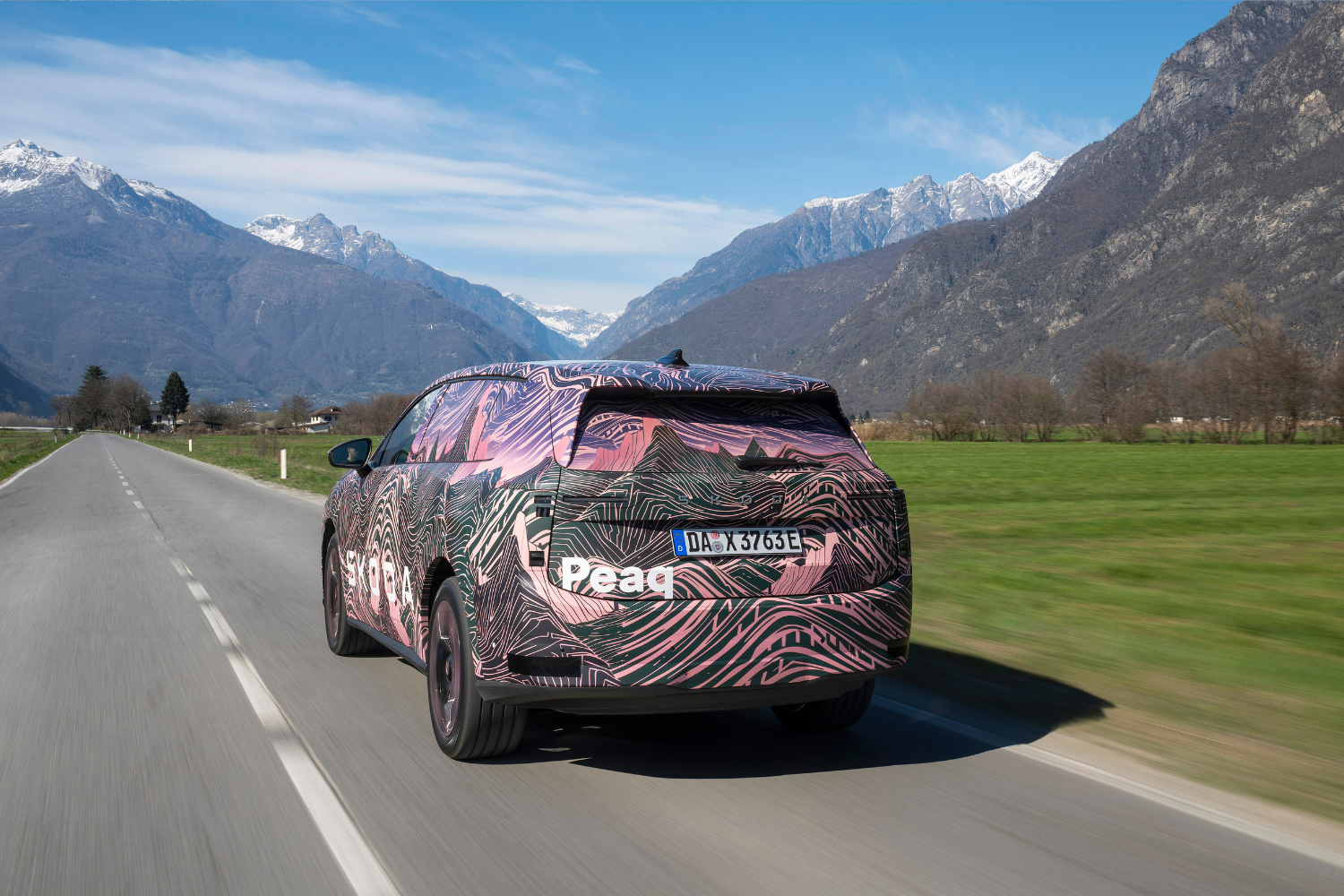 All-new Skoda Peaq rear view
