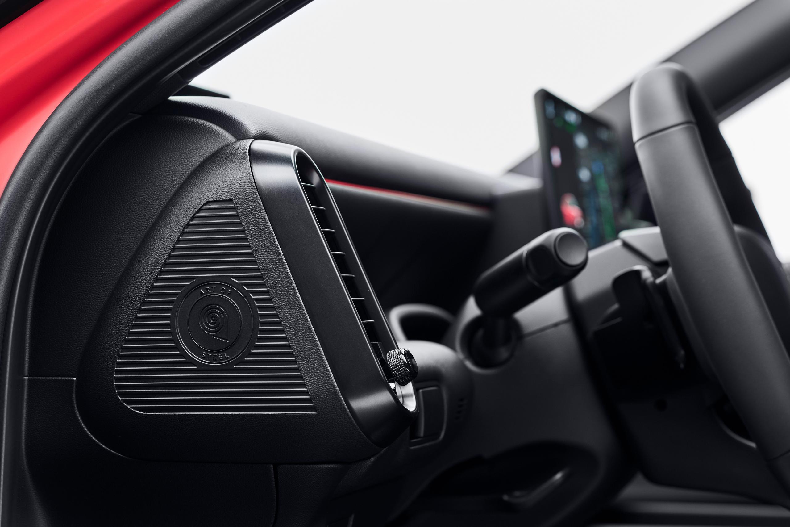 Hyundai IONIQ 3 audio speaker and centre display