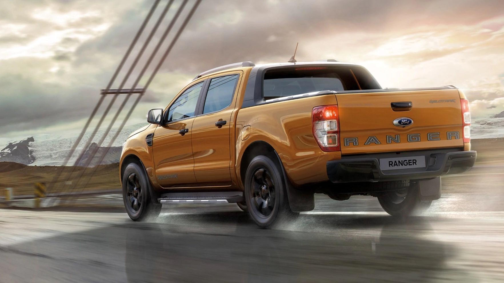 yellow ford ranger 