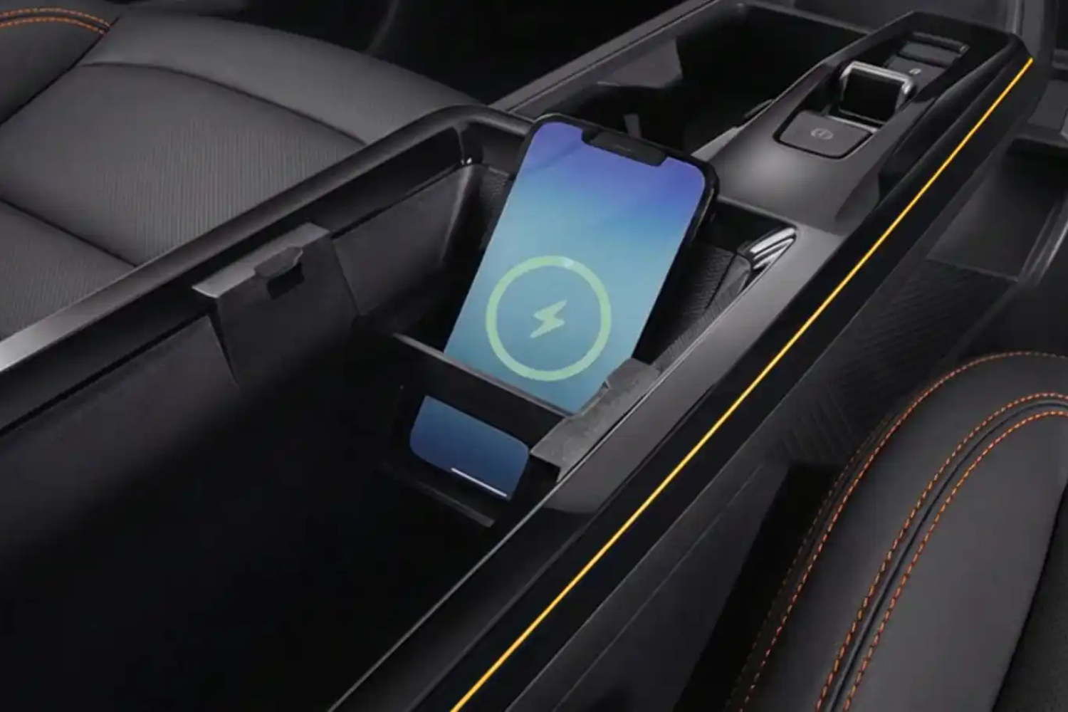 charging phone holder in Musso Ev