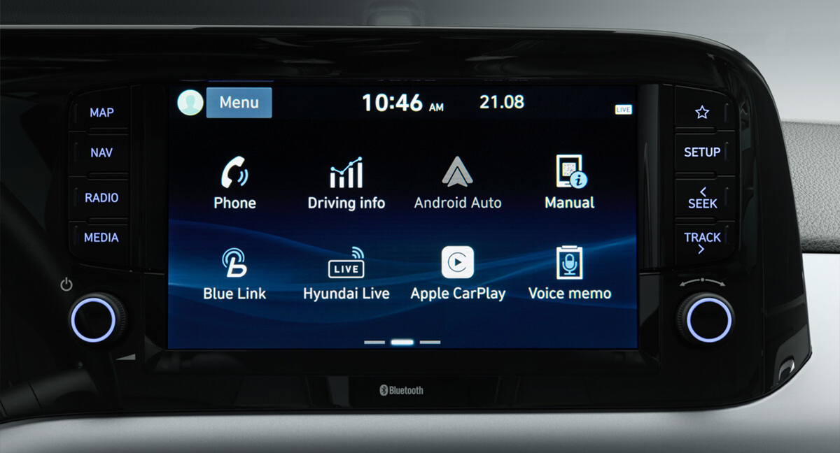 hyundai i10 touchscreen
