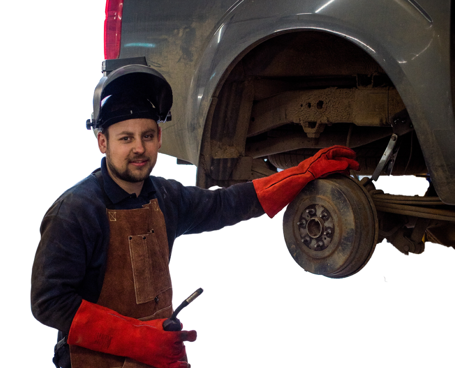 Man welding 