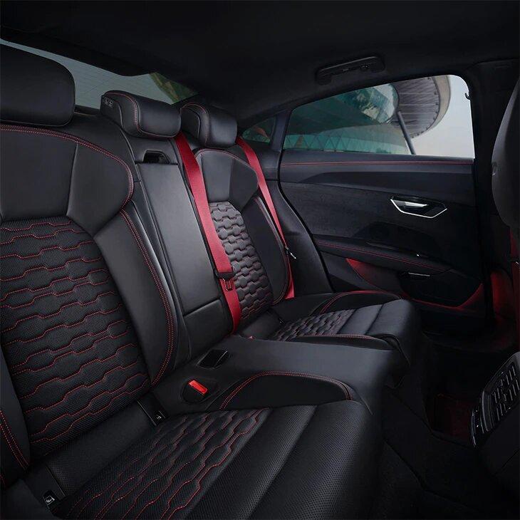 back seats of Audi RS e-tron