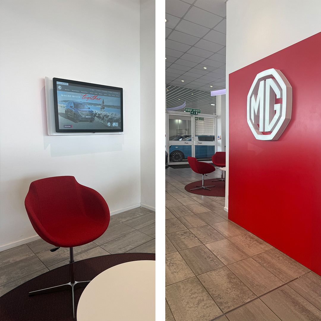 Dinnages MG showroom