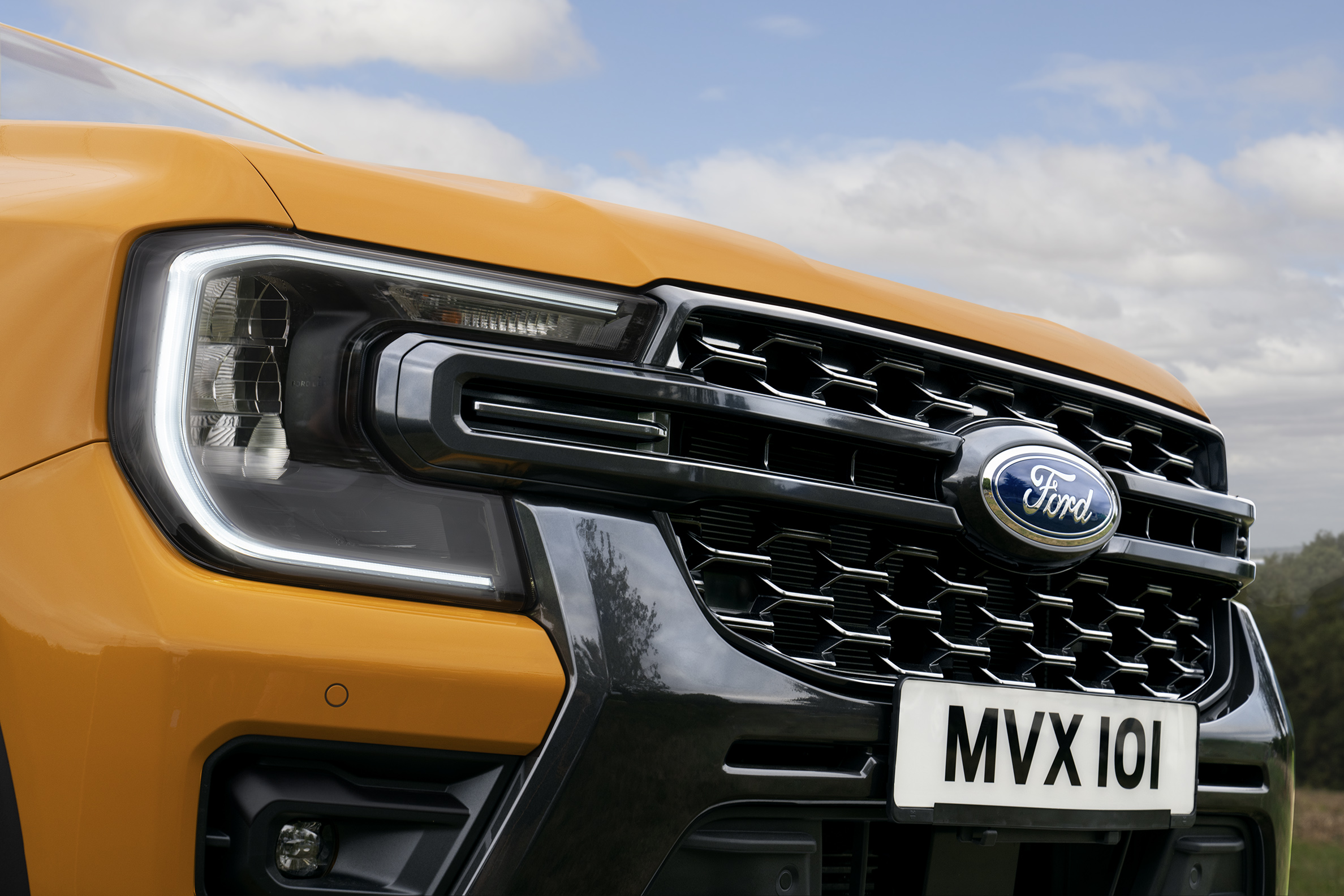 The All-New Ford Ranger front grille design