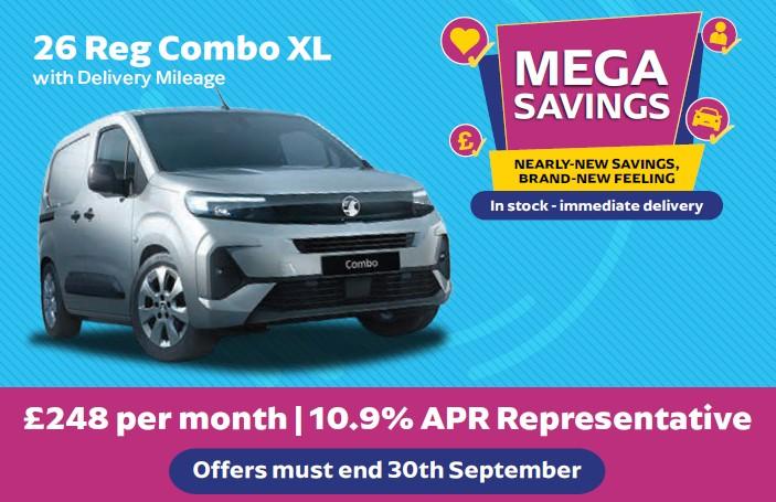 Pre Reg Vauxhall Combo at Drayton Motors