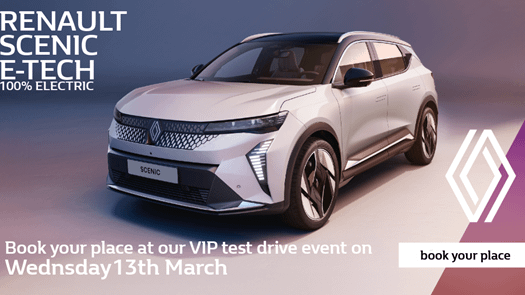 NEW RENAULT SCENIC VIP PREVIEW AND TEST DRIVE AT NORTHAMPTON