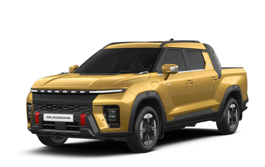 Blazing Gold KGM Musso EV