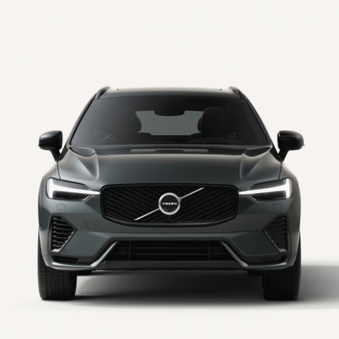 Front View Of The Volvo XC60 In A White Studio Environment