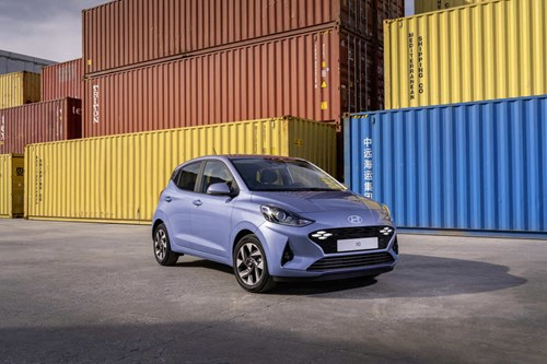 Purple Hyundai i10 Exterior