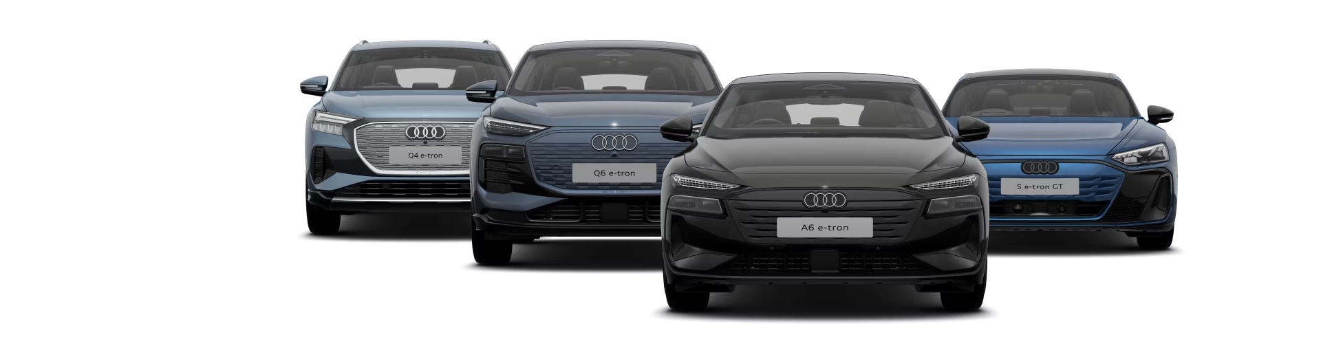 Various Electric Audi Vehicles