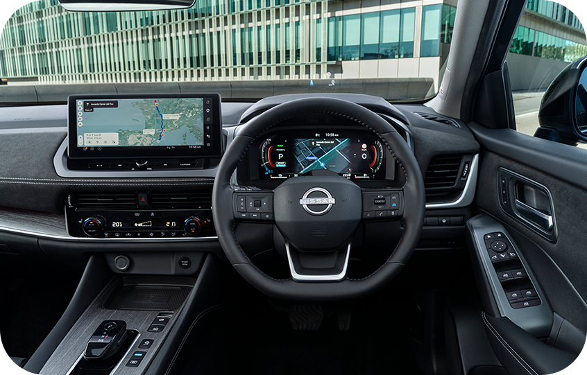 Nissan Qashqai steering wheel