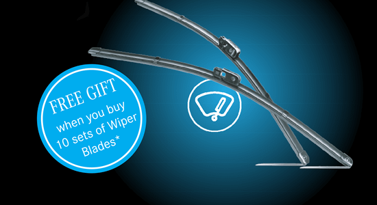 FREE GIFT when you buy 10 sets of Van Wiper Blades*