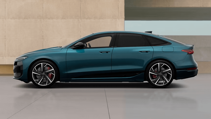 New Audi S6 Sportback E-Tron Side View