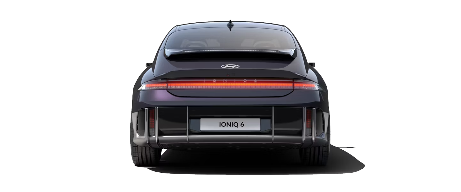 rear view of Hyundai IONIQ 6