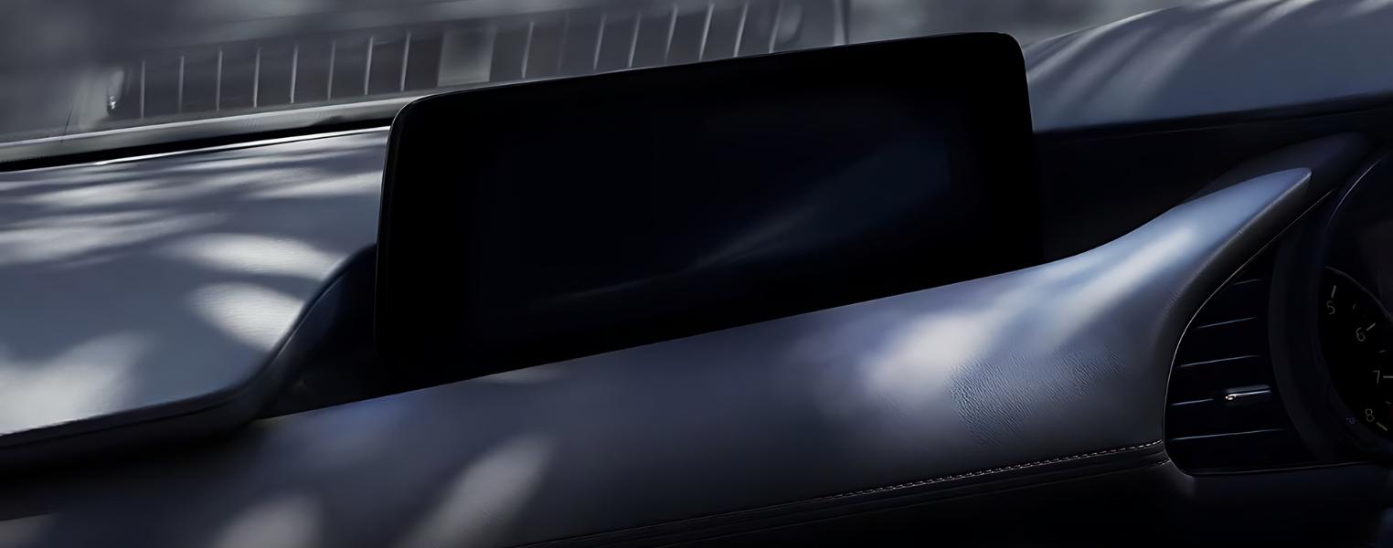 Close-up of Mazda3 Saloon Touch Screen