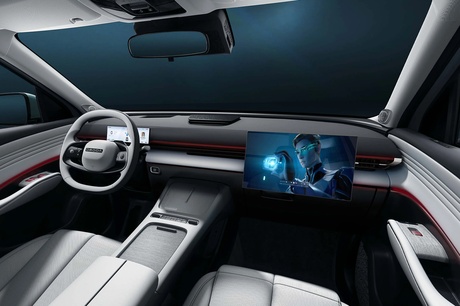 cockpit in the OMODA 7