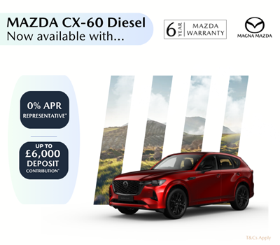  MAZDA CX-60 DIESEL PCP OFFERS