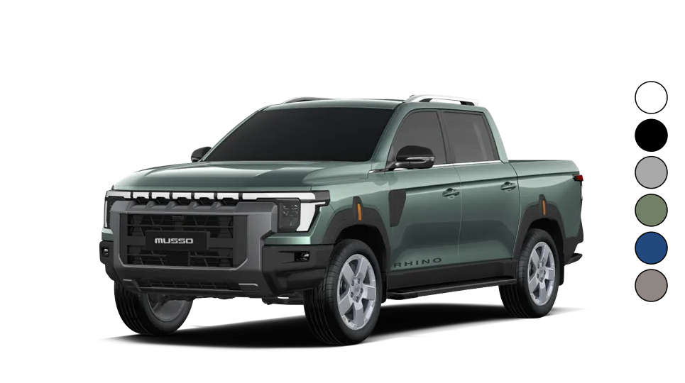 Amazon Green KGM Musso Rhino