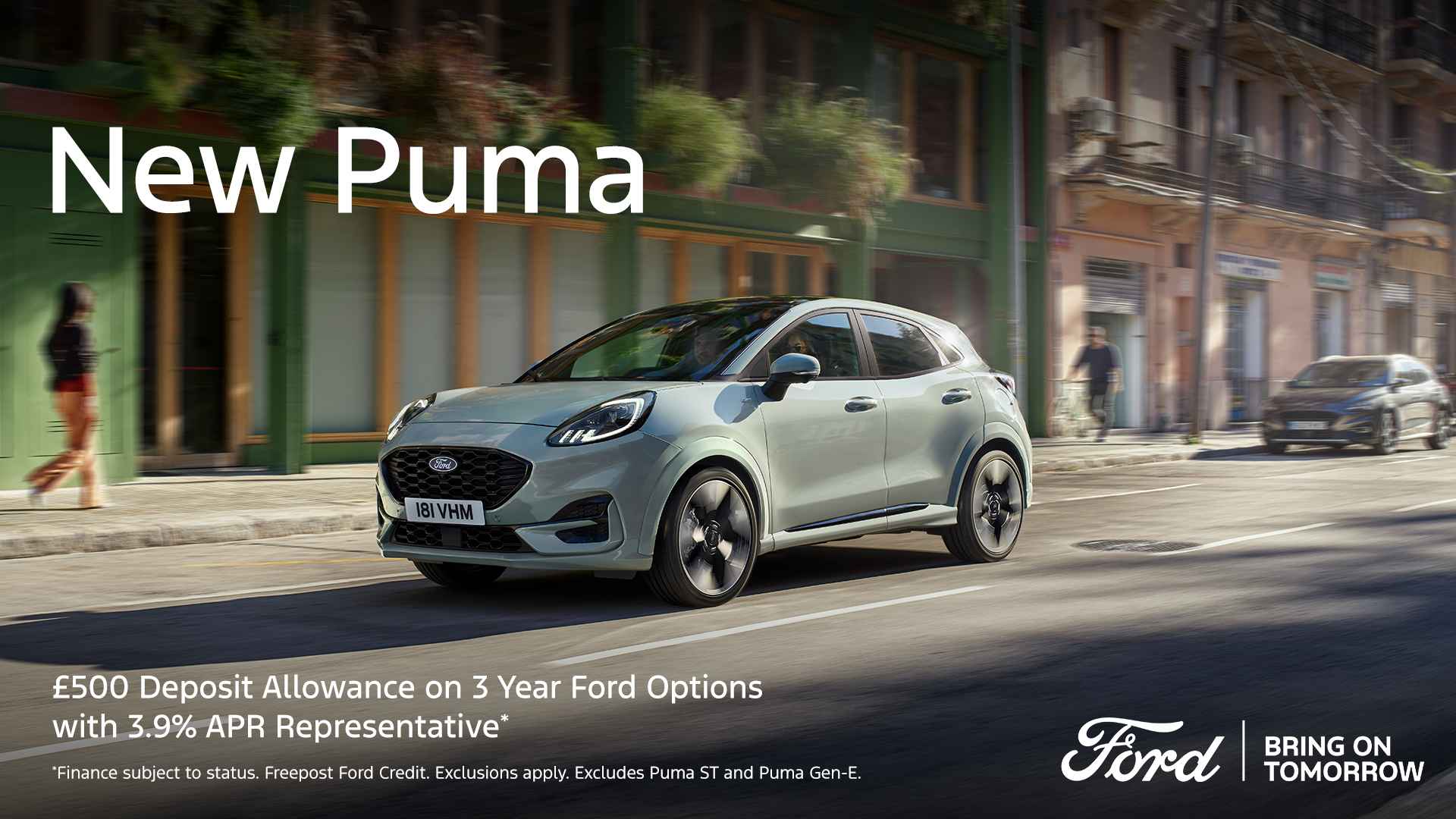 New Ford Puma 0 APR Representative & £450 Deposit Allowance Mon