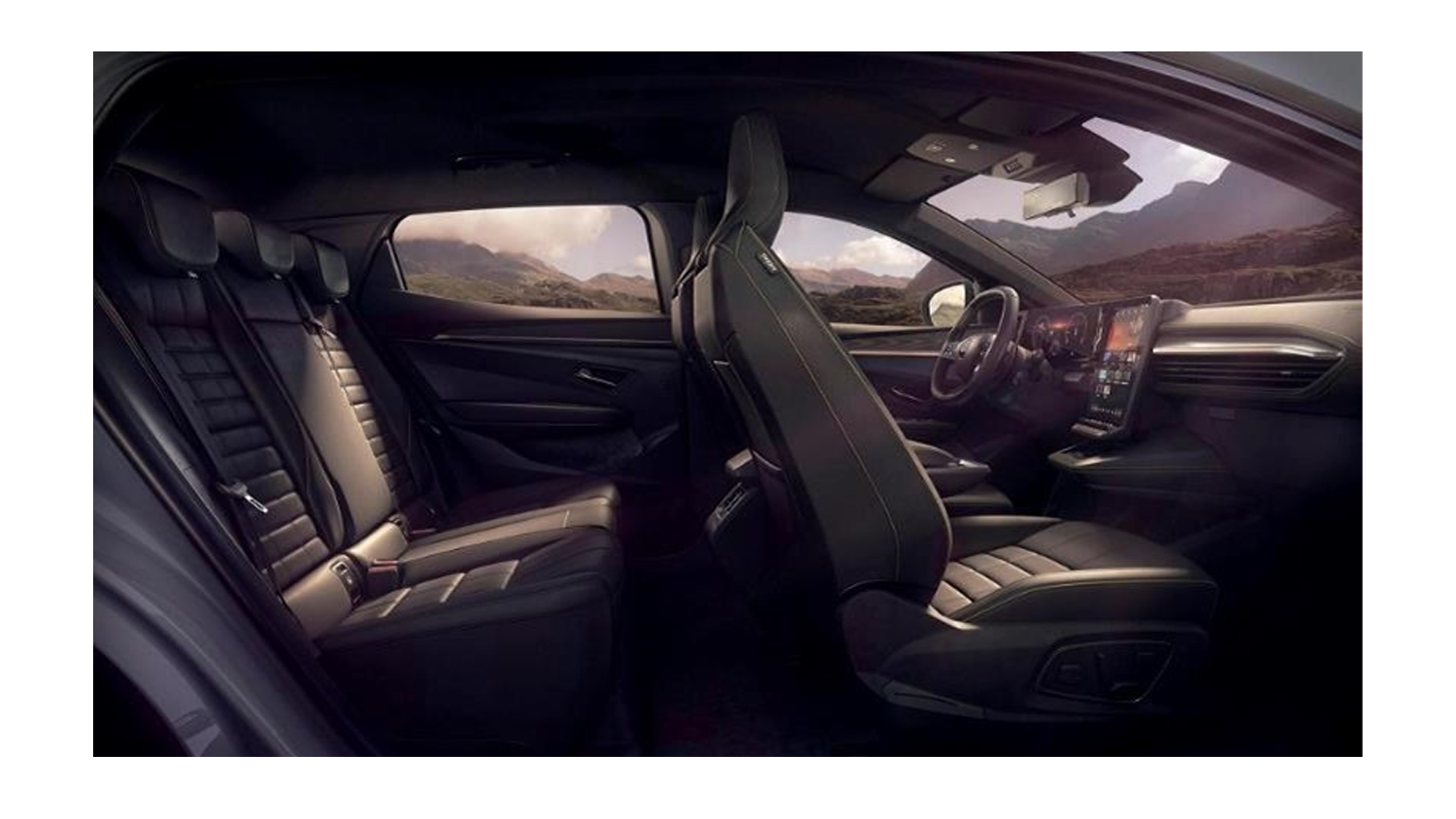 megane rear and front seats