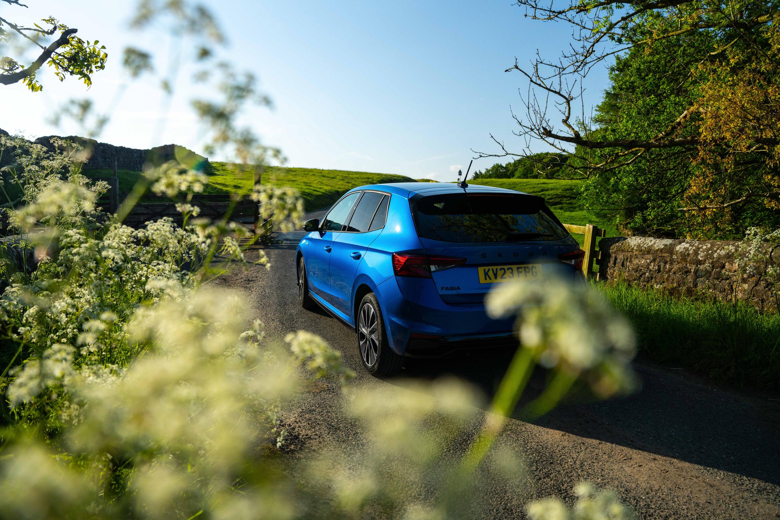 SKODA Fabia Rear Side View