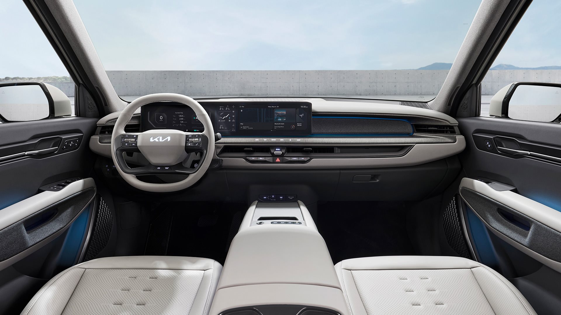 Inside of Kia EV9