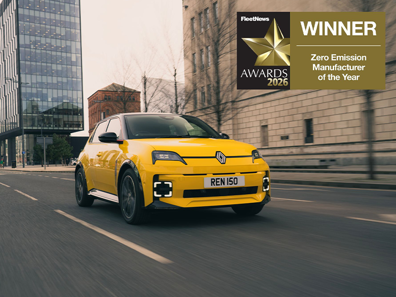 Renault Group wins ‘Zero Emission Manufacturer of the Year’ at the Fleet News Awards 2026