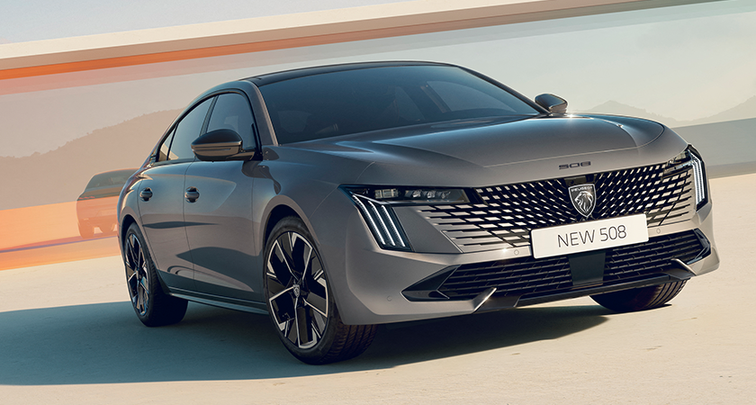 Grey Peugeot 508