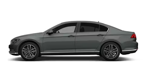 Grey Volkswagen Passat Saloon Side View