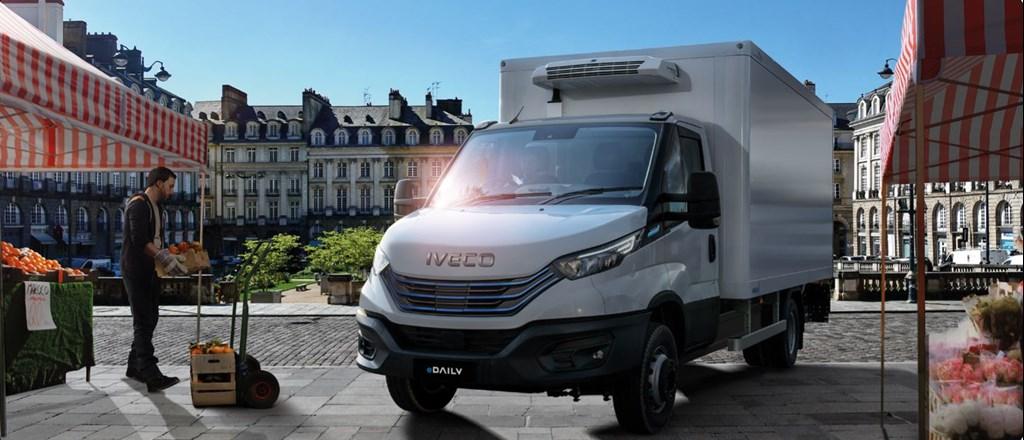 White IVECO eDaily