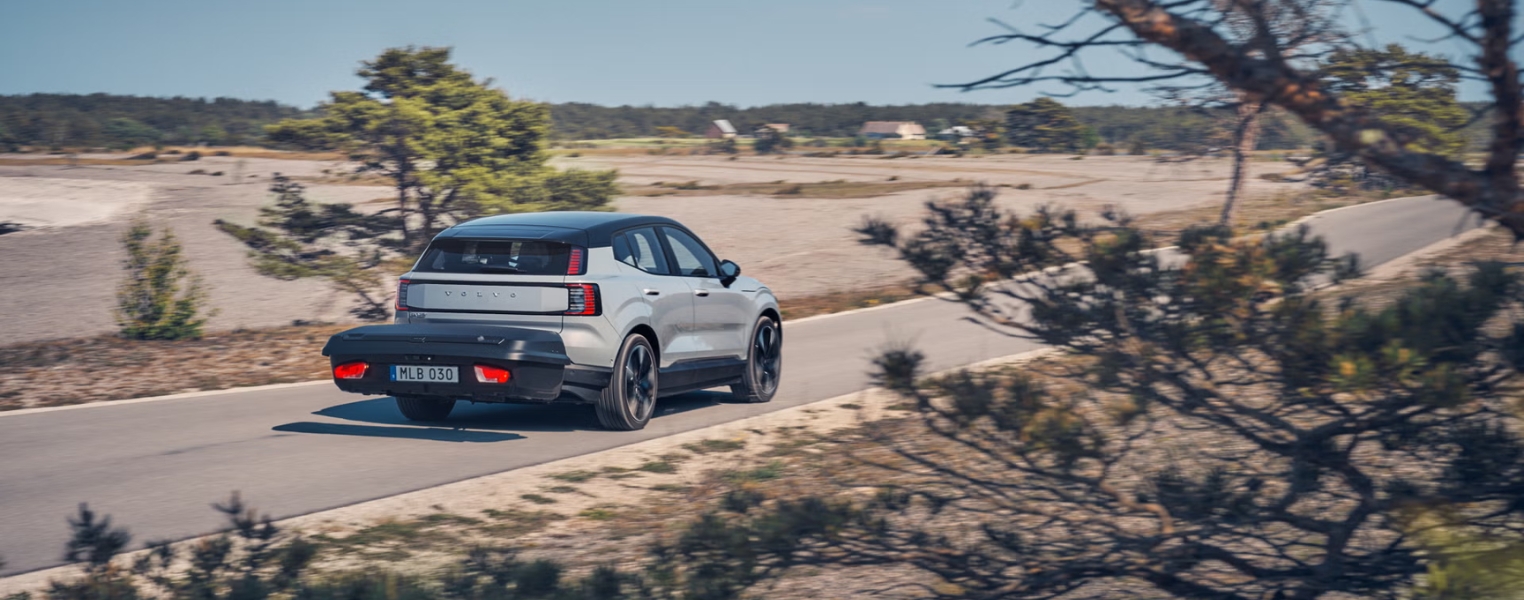 Volvo EX30 Driving Outdoors