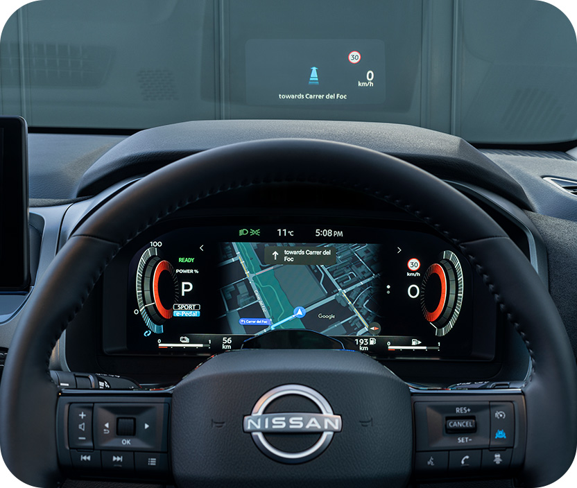 Nissan Qashqai steering wheel