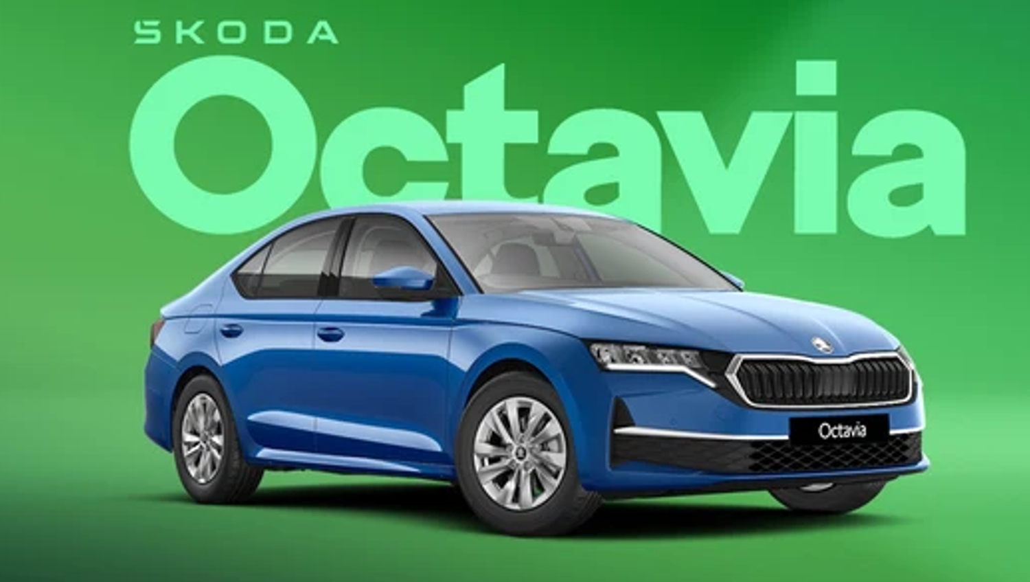 Blue SKODA Octavia