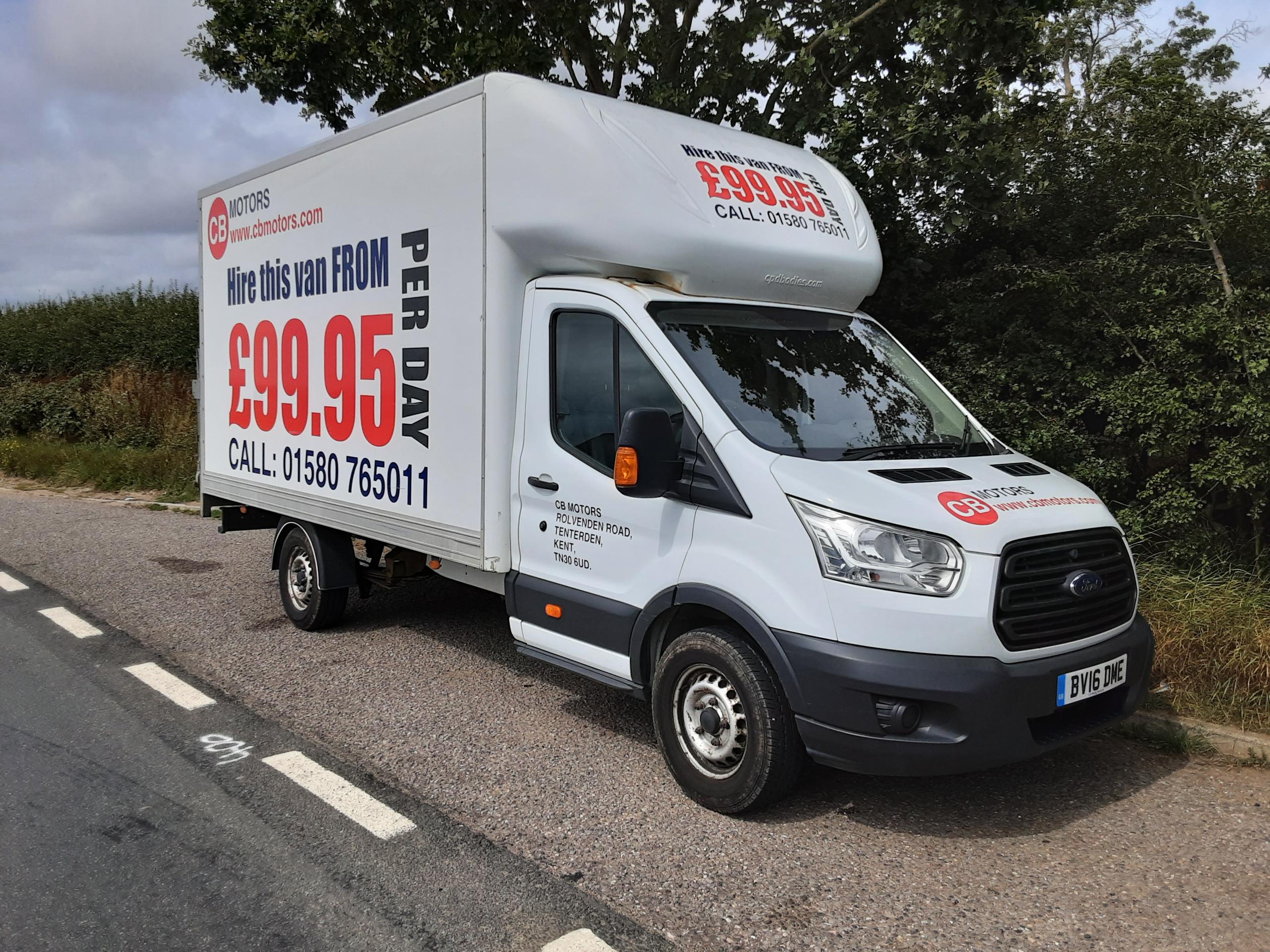 Transit Luton Extended Body with Tail Lift Ford Dealership, Tenterden