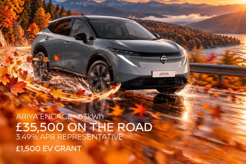 NEW NISSAN ARIYA ENGAGE+ 63kWh PCP OFFER