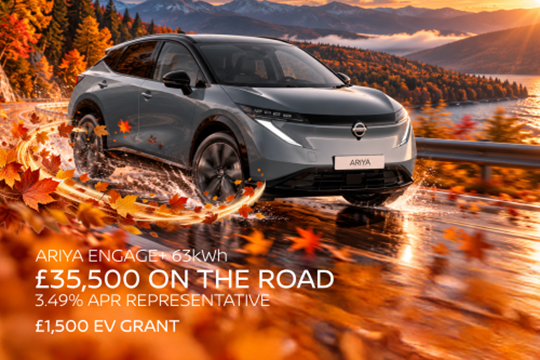 NEW NISSAN ARIYA ENGAGE+ 63kWh PCP OFFER