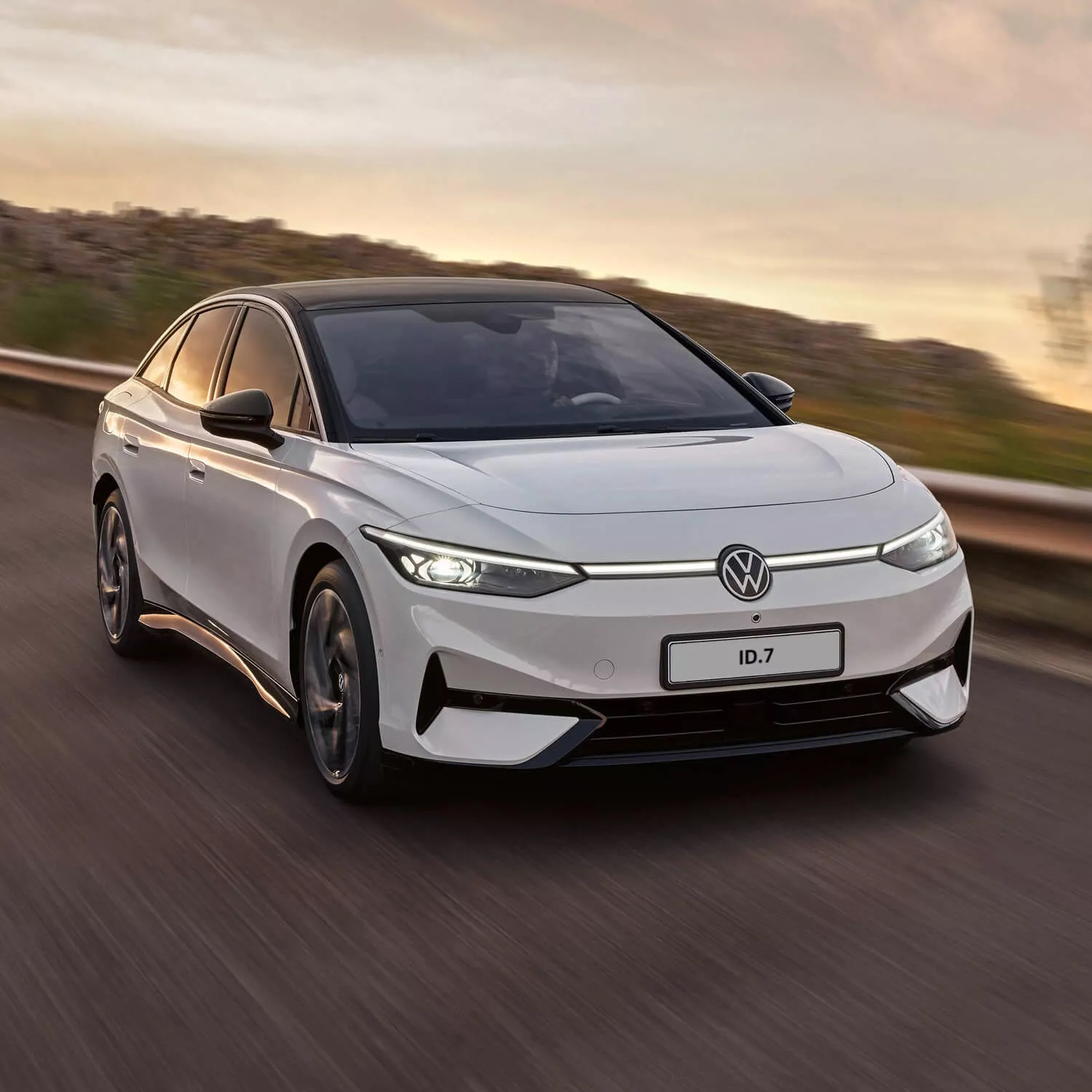White Volkswagen ID.7