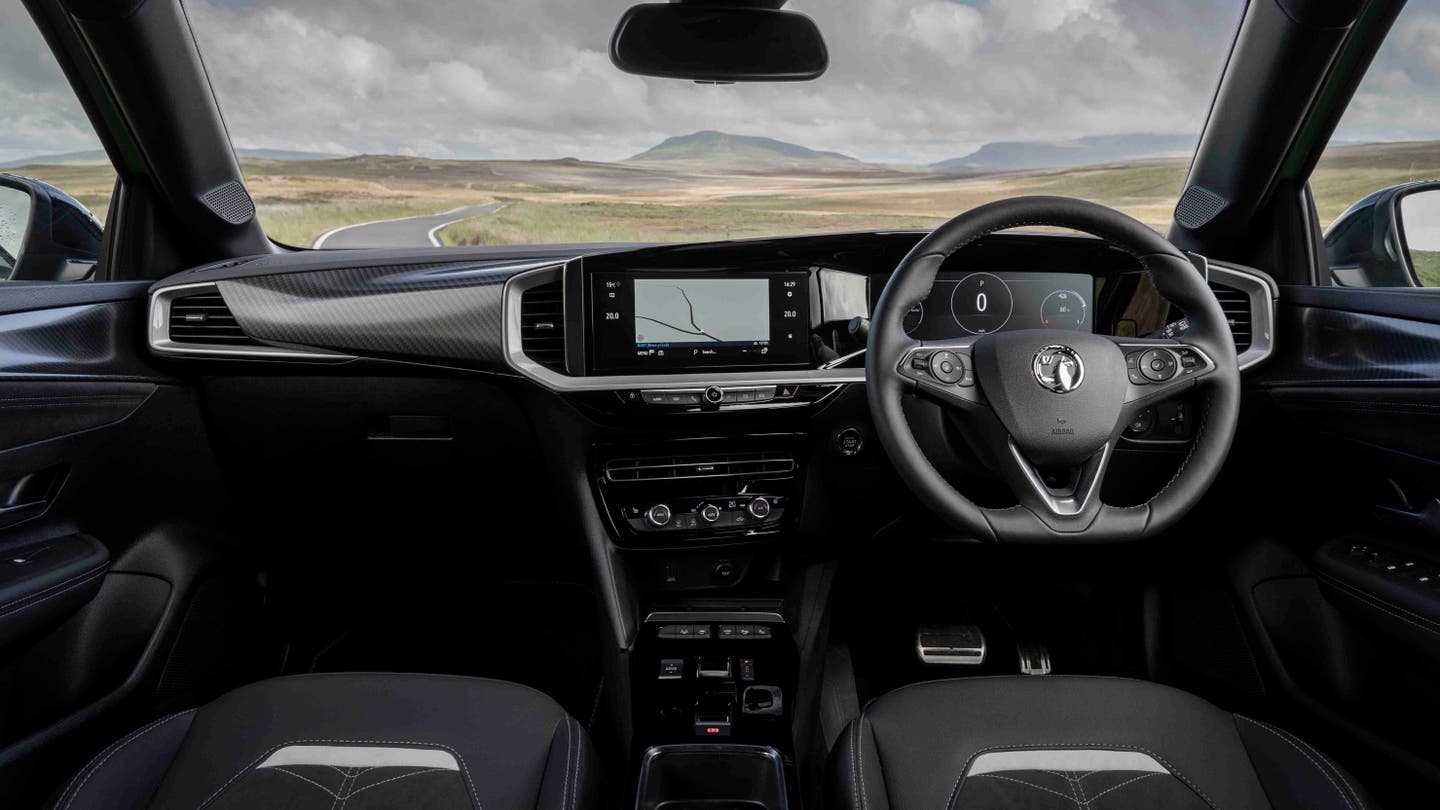 Cabin of a Vauxhall mokka