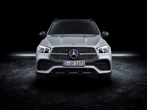 Silver Mercedes-Benz GLE