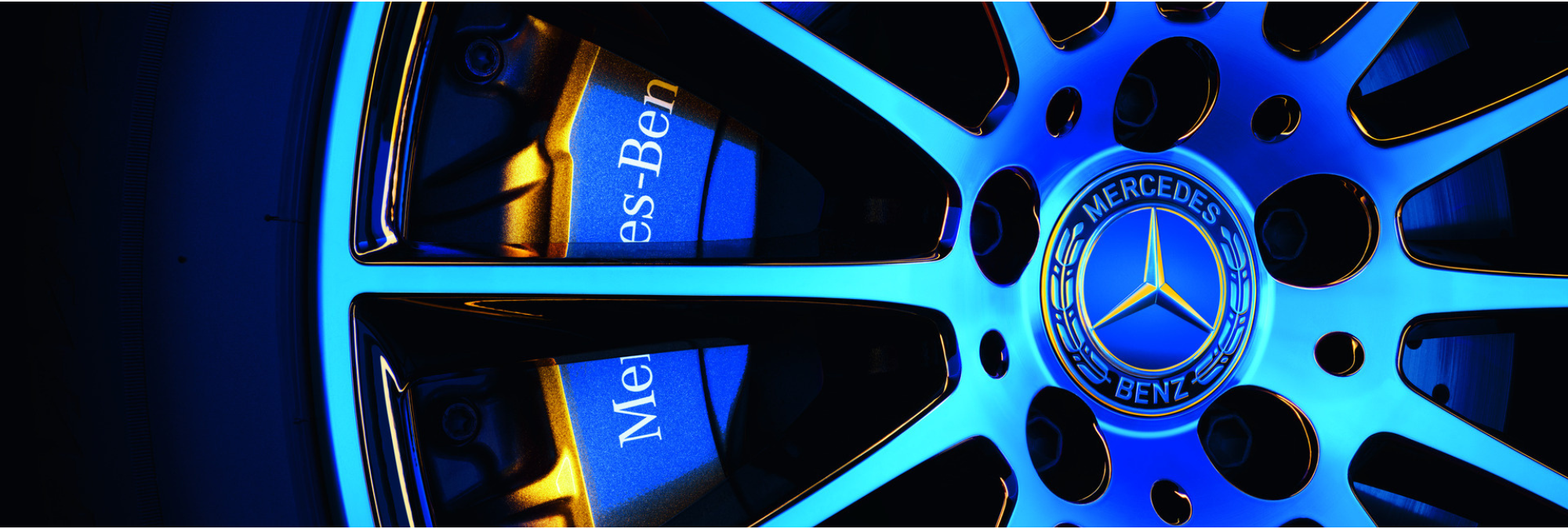 Mercedes-Benz Alloy Wheel Close Up