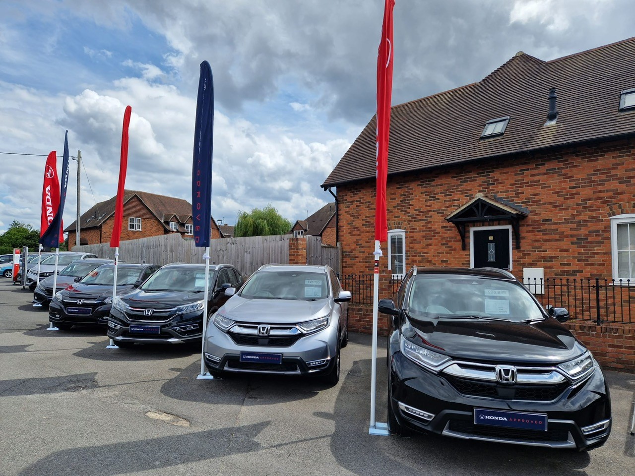 Used cars on display Horizon Honda Salisbury