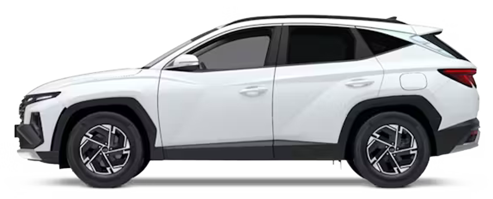 White Hyundai Tucson