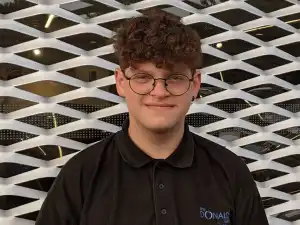 Haydyn Campbell representing Donald’s dealership team.